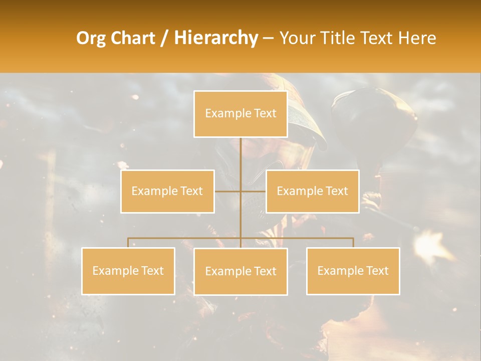 A Man In A Gas Mask Holding A Gun PowerPoint Template