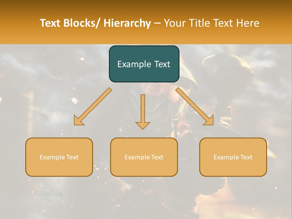 A Man In A Gas Mask Holding A Gun PowerPoint Template