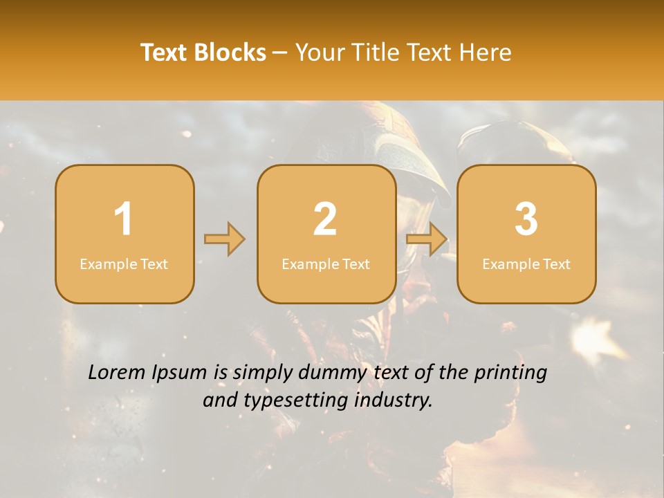 A Man In A Gas Mask Holding A Gun PowerPoint Template