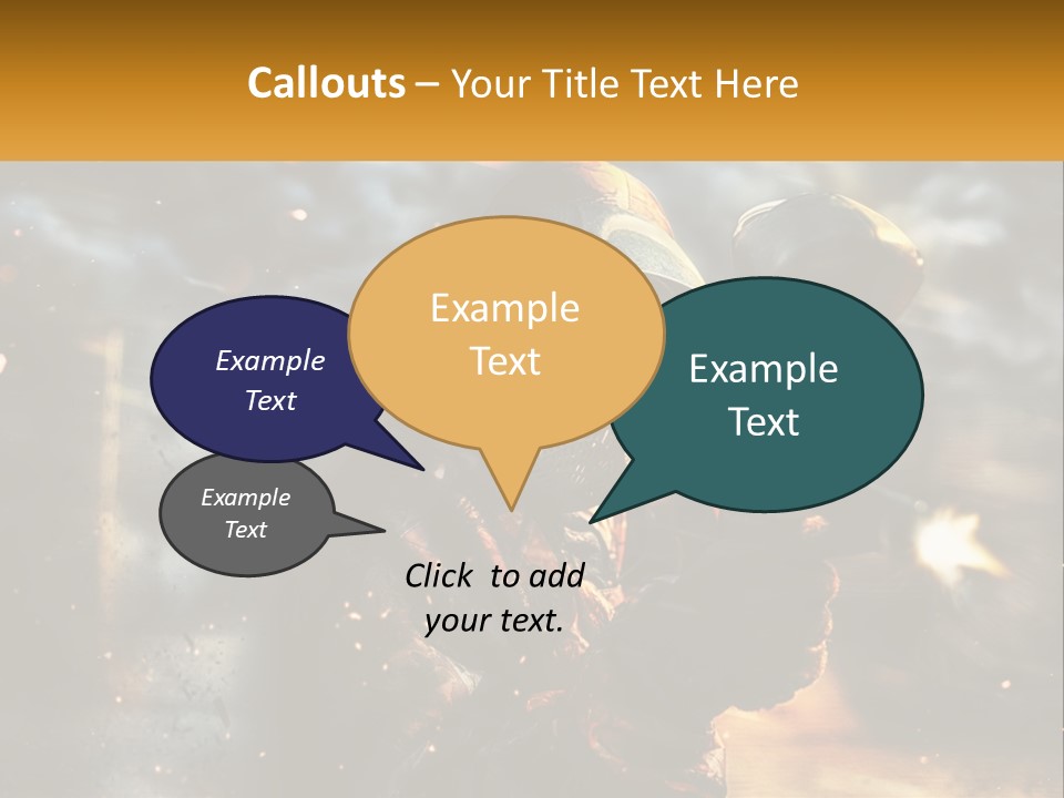 A Man In A Gas Mask Holding A Gun PowerPoint Template