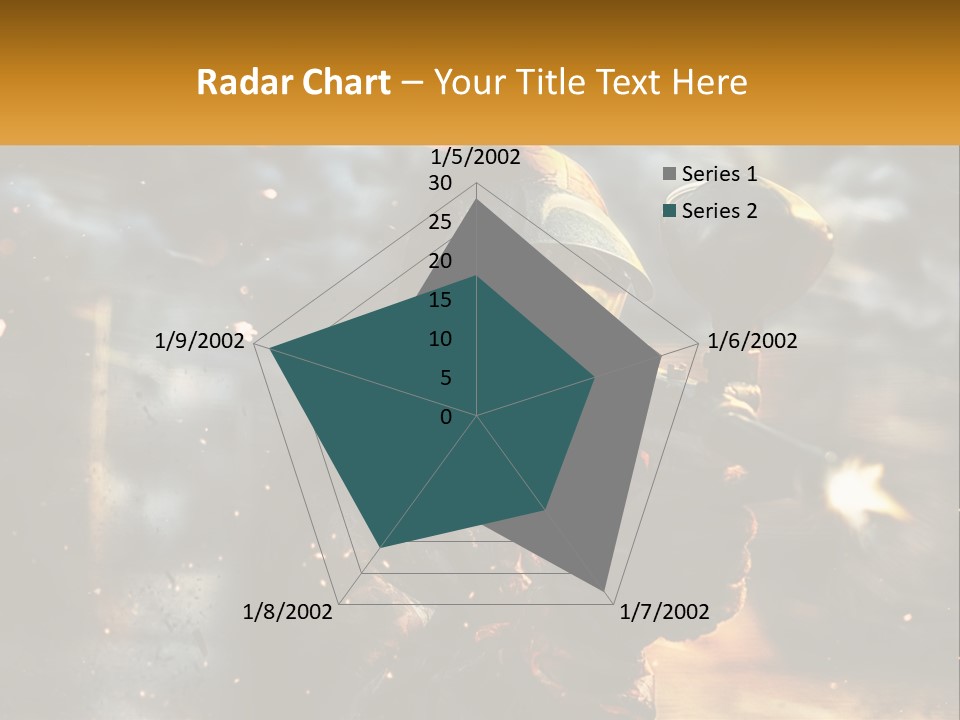 A Man In A Gas Mask Holding A Gun PowerPoint Template