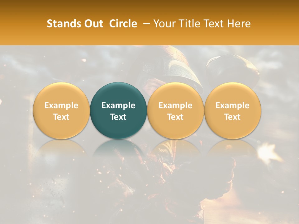 A Man In A Gas Mask Holding A Gun PowerPoint Template