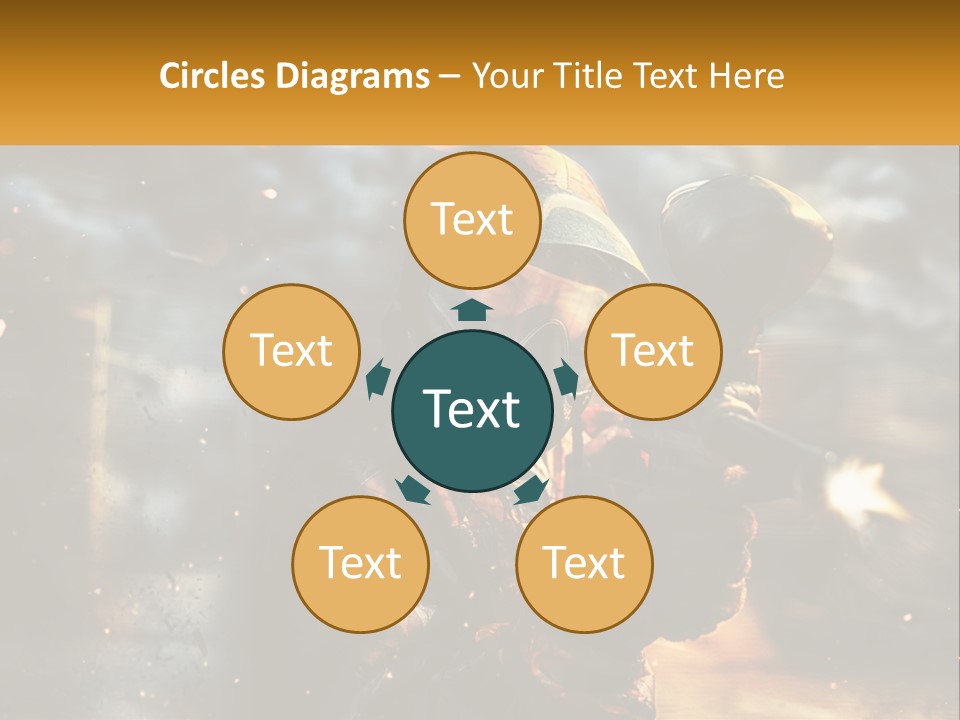 A Man In A Gas Mask Holding A Gun PowerPoint Template