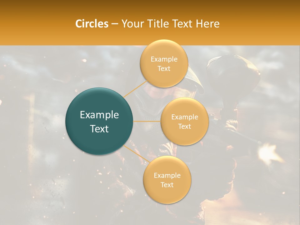 A Man In A Gas Mask Holding A Gun PowerPoint Template