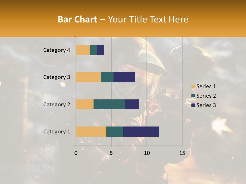 A Man In A Gas Mask Holding A Gun PowerPoint Template