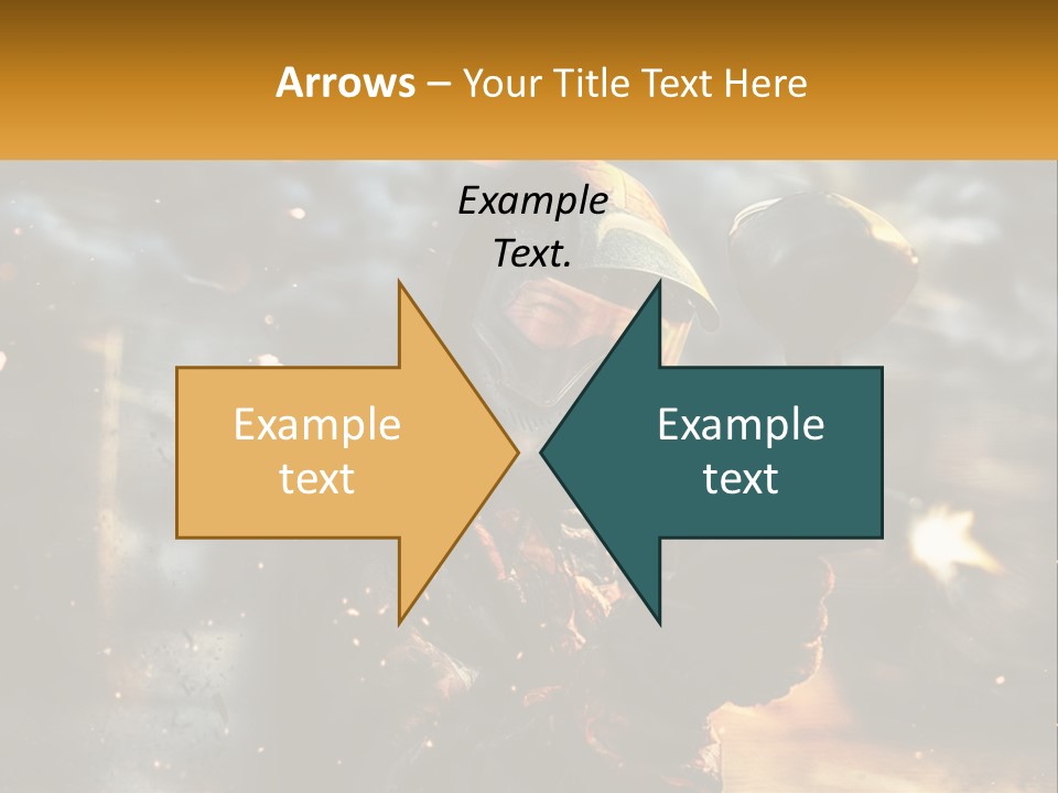 A Man In A Gas Mask Holding A Gun PowerPoint Template