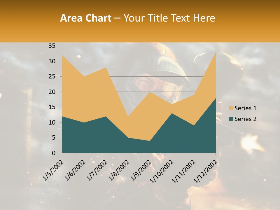 A Man In A Gas Mask Holding A Gun PowerPoint Template