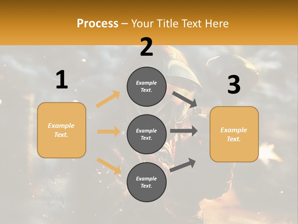 A Man In A Gas Mask Holding A Gun PowerPoint Template