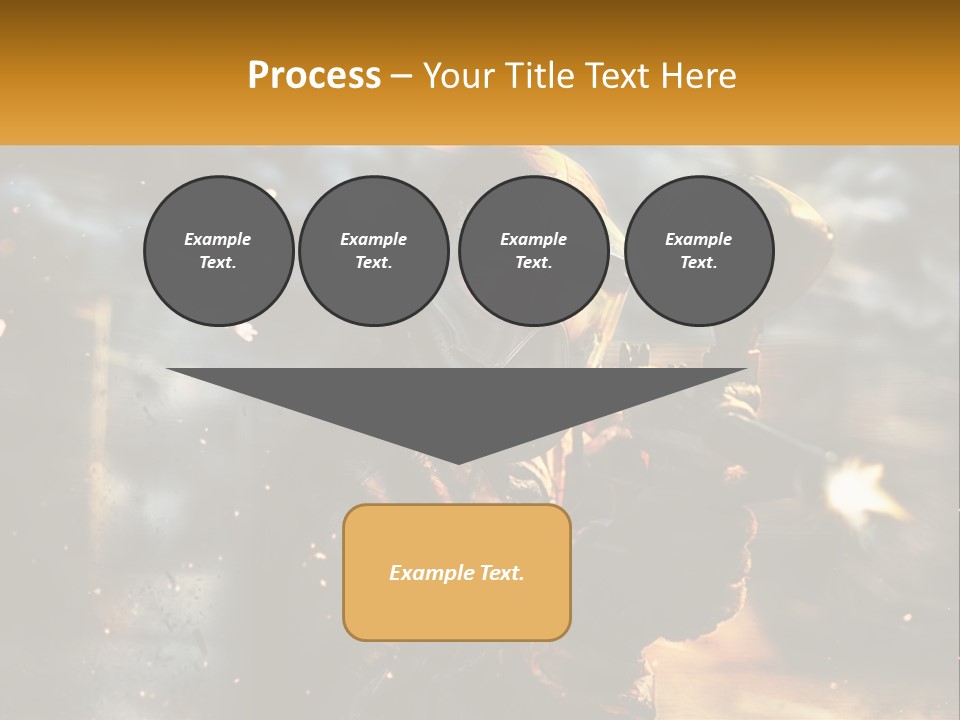 A Man In A Gas Mask Holding A Gun PowerPoint Template