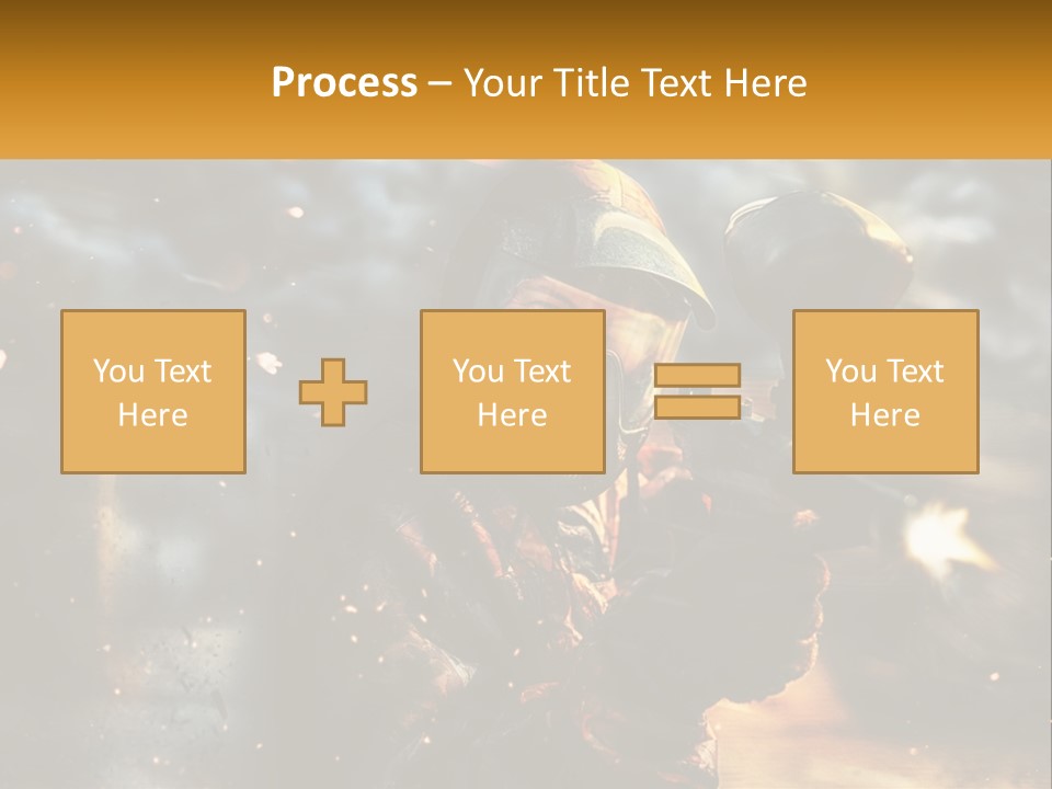 A Man In A Gas Mask Holding A Gun PowerPoint Template