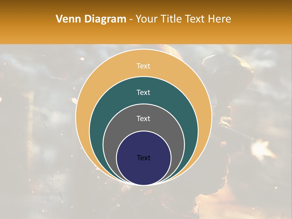 A Man In A Gas Mask Holding A Gun PowerPoint Template