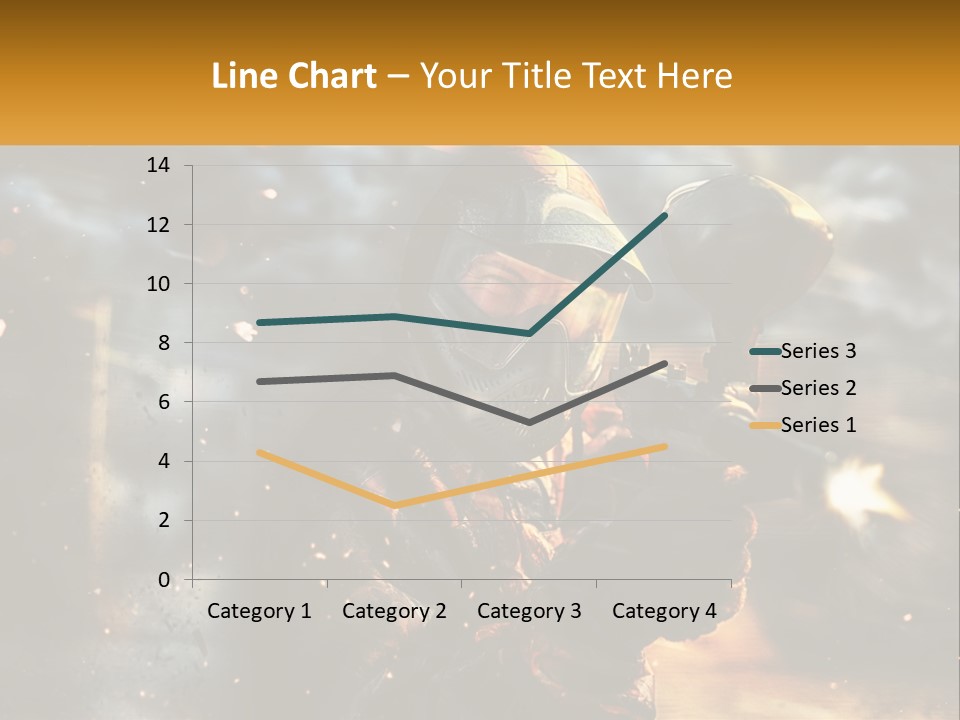 A Man In A Gas Mask Holding A Gun PowerPoint Template