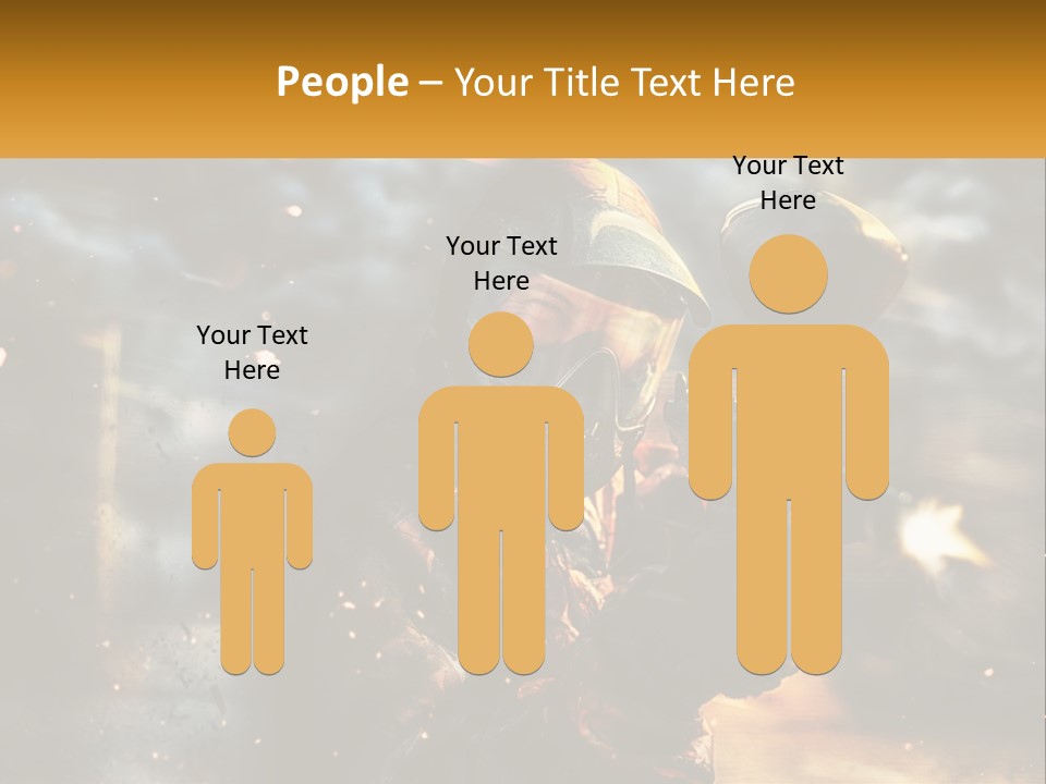 A Man In A Gas Mask Holding A Gun PowerPoint Template