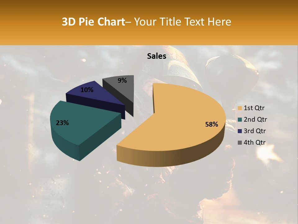 A Man In A Gas Mask Holding A Gun PowerPoint Template