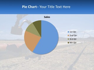 A Pipe In The Middle Of A Desert With A Sky Background PowerPoint Template