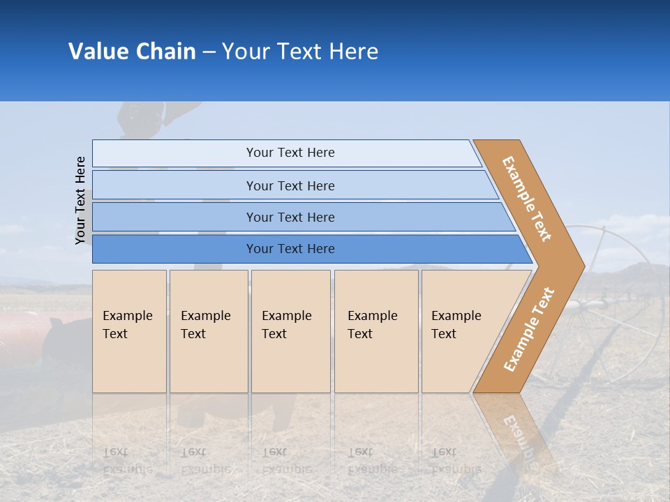 A Pipe In The Middle Of A Desert With A Sky Background PowerPoint Template