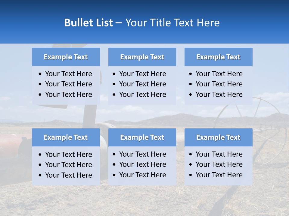 A Pipe In The Middle Of A Desert With A Sky Background PowerPoint Template