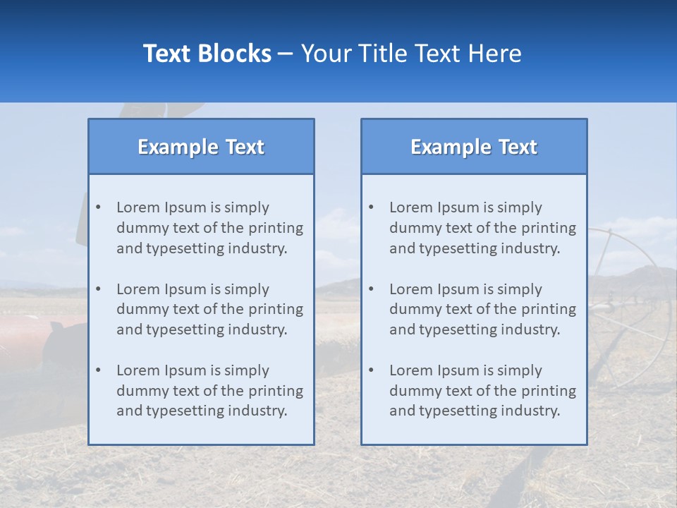 A Pipe In The Middle Of A Desert With A Sky Background PowerPoint Template