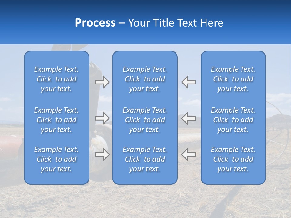 A Pipe In The Middle Of A Desert With A Sky Background PowerPoint Template