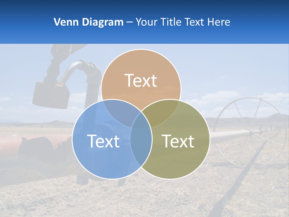 A Pipe In The Middle Of A Desert With A Sky Background PowerPoint Template