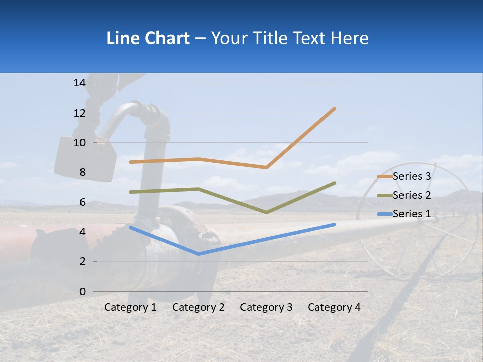 A Pipe In The Middle Of A Desert With A Sky Background PowerPoint Template