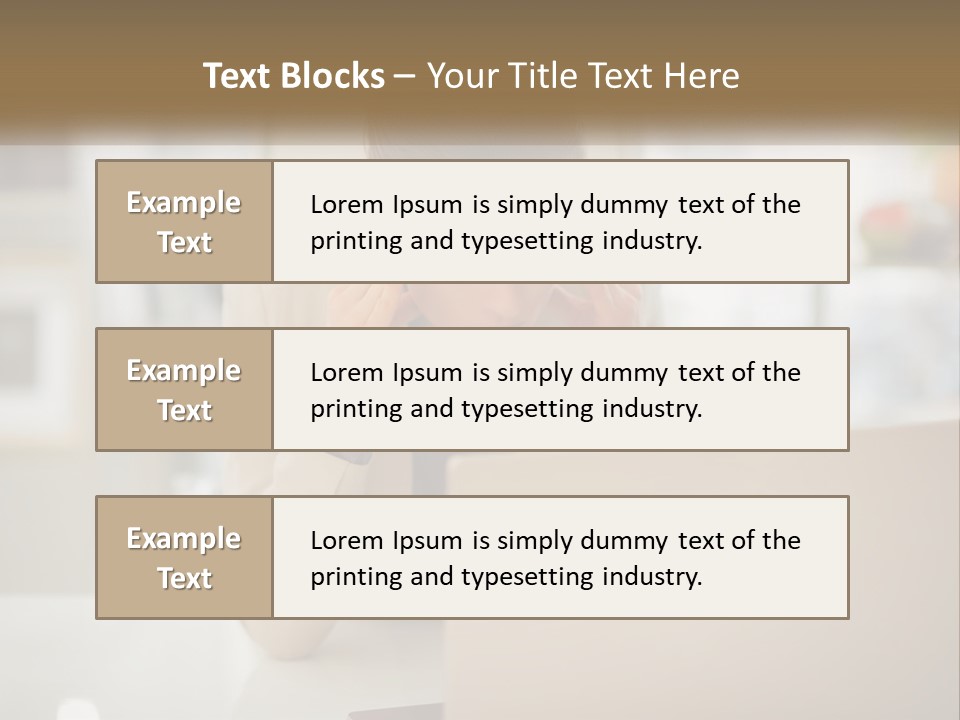 A Woman Sitting In Front Of A Laptop Computer PowerPoint Template