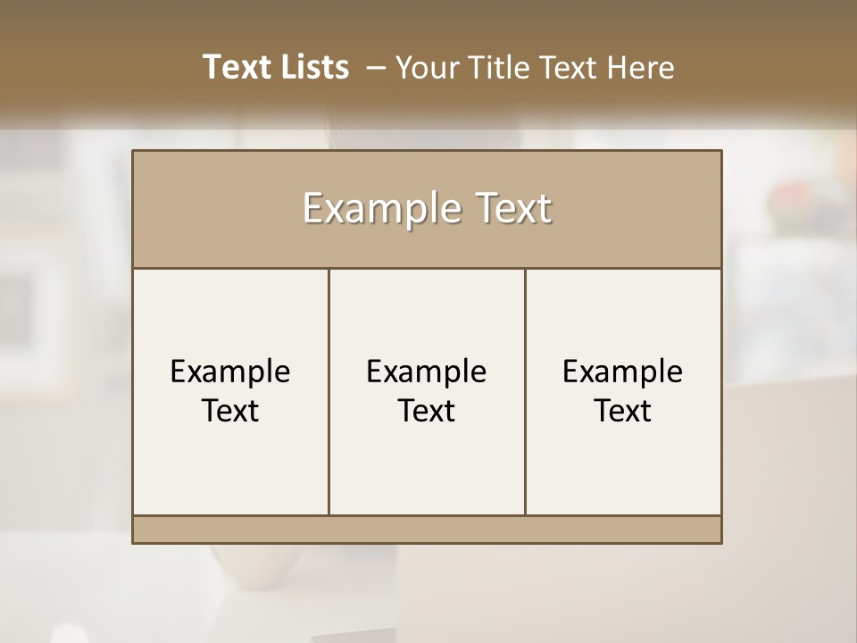 A Woman Sitting In Front Of A Laptop Computer PowerPoint Template