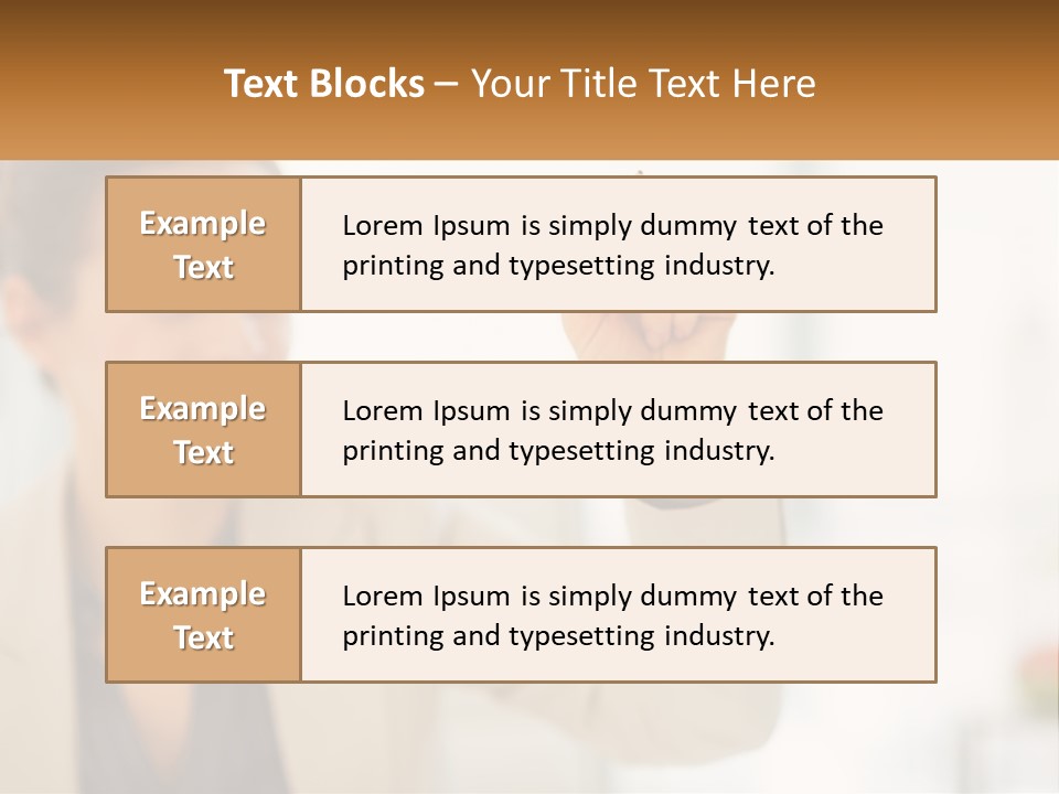 A Woman Writing On A Board With A Marker PowerPoint Template