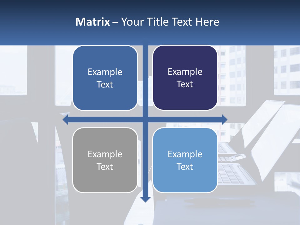 A Man Sitting In Front Of A Laptop Computer PowerPoint Template