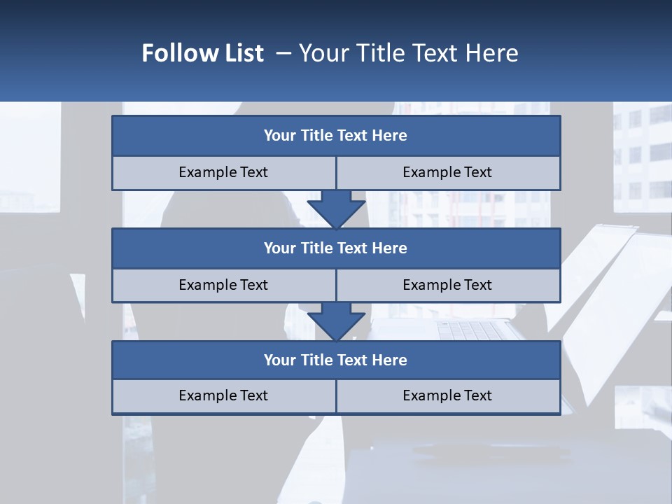 A Man Sitting In Front Of A Laptop Computer PowerPoint Template
