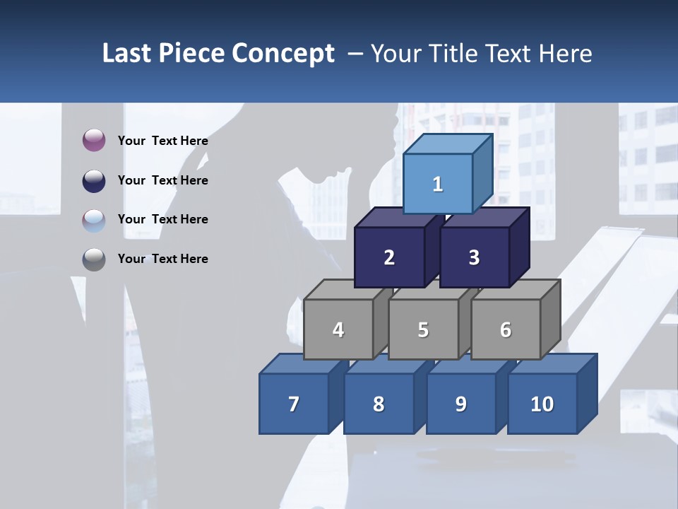 A Man Sitting In Front Of A Laptop Computer PowerPoint Template