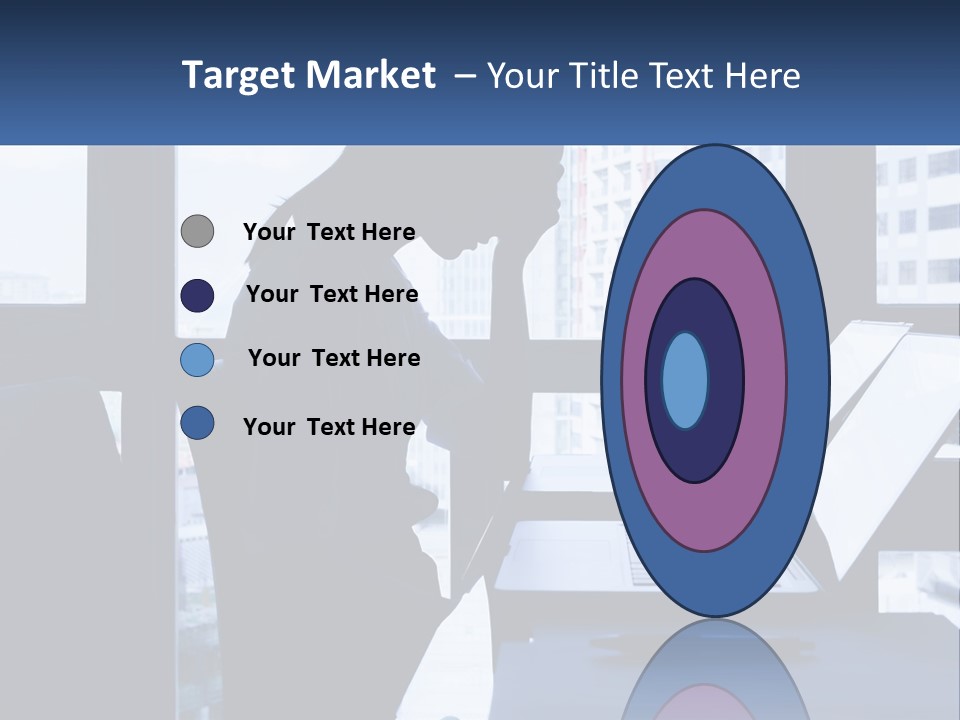 A Man Sitting In Front Of A Laptop Computer PowerPoint Template