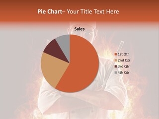 A Man In A Chef's Outfit Holding A Knife PowerPoint Template