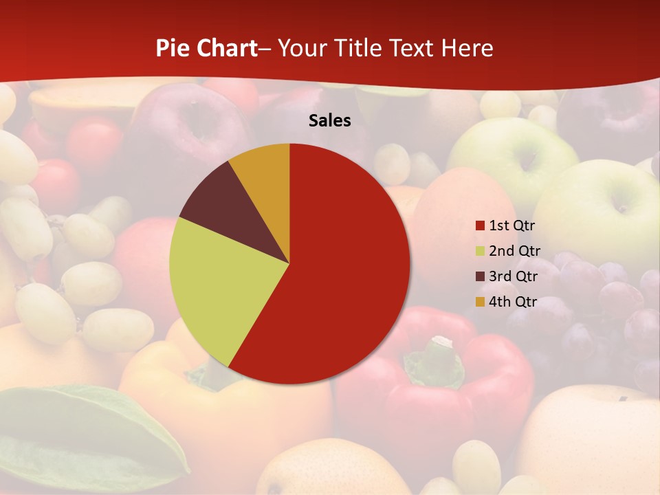 A Bunch Of Different Types Of Fruits And Vegetables PowerPoint Template