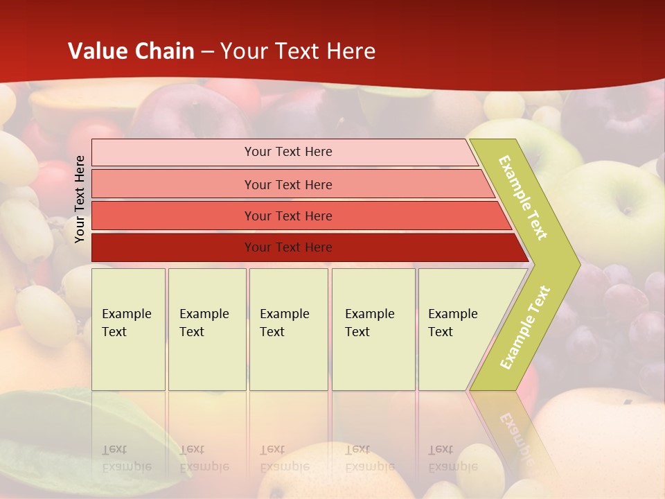 A Bunch Of Different Types Of Fruits And Vegetables PowerPoint Template