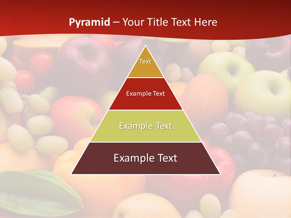 A Bunch Of Different Types Of Fruits And Vegetables PowerPoint Template