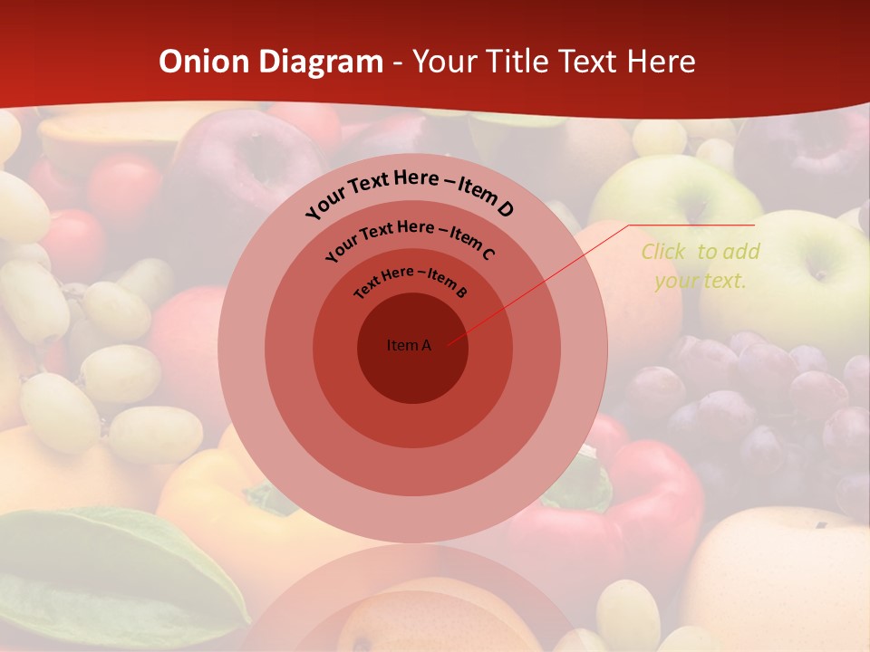 A Bunch Of Different Types Of Fruits And Vegetables PowerPoint Template