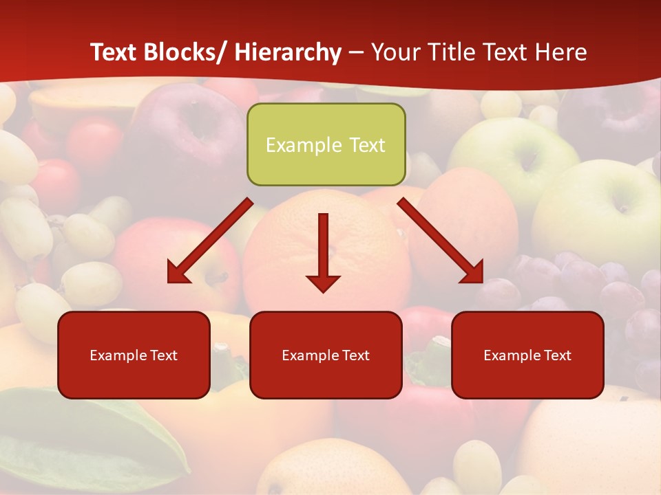 A Bunch Of Different Types Of Fruits And Vegetables PowerPoint Template