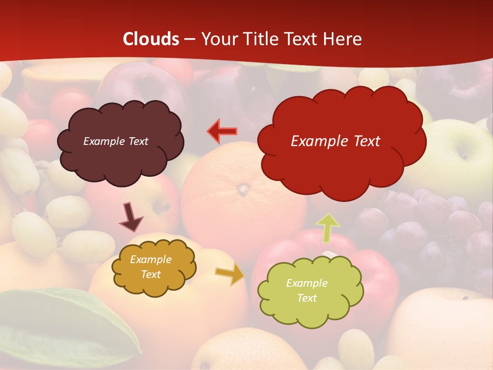 A Bunch Of Different Types Of Fruits And Vegetables PowerPoint Template