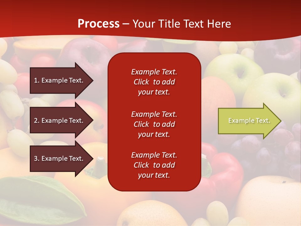 A Bunch Of Different Types Of Fruits And Vegetables PowerPoint Template