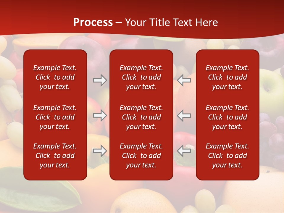 A Bunch Of Different Types Of Fruits And Vegetables PowerPoint Template