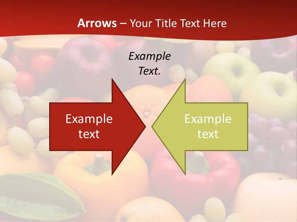 A Bunch Of Different Types Of Fruits And Vegetables PowerPoint Template
