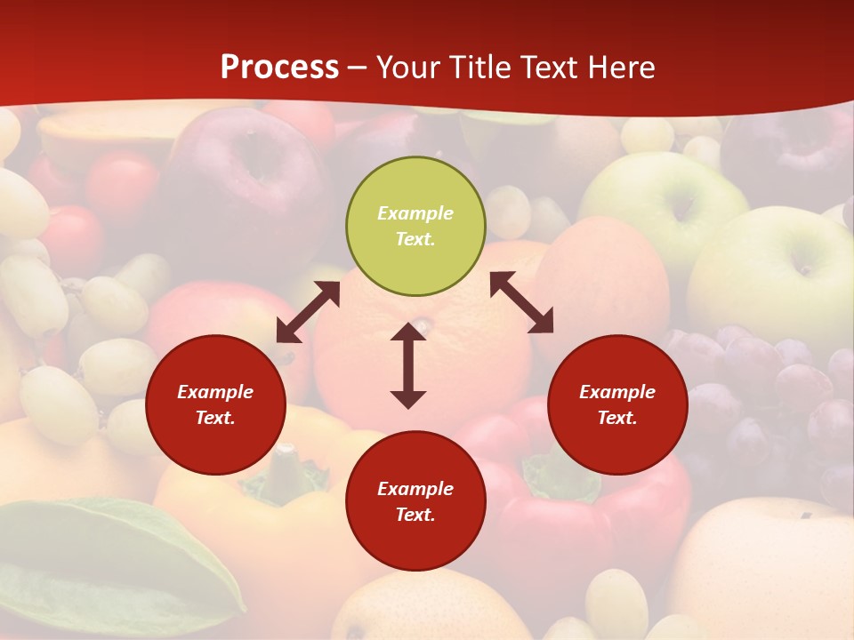 A Bunch Of Different Types Of Fruits And Vegetables PowerPoint Template