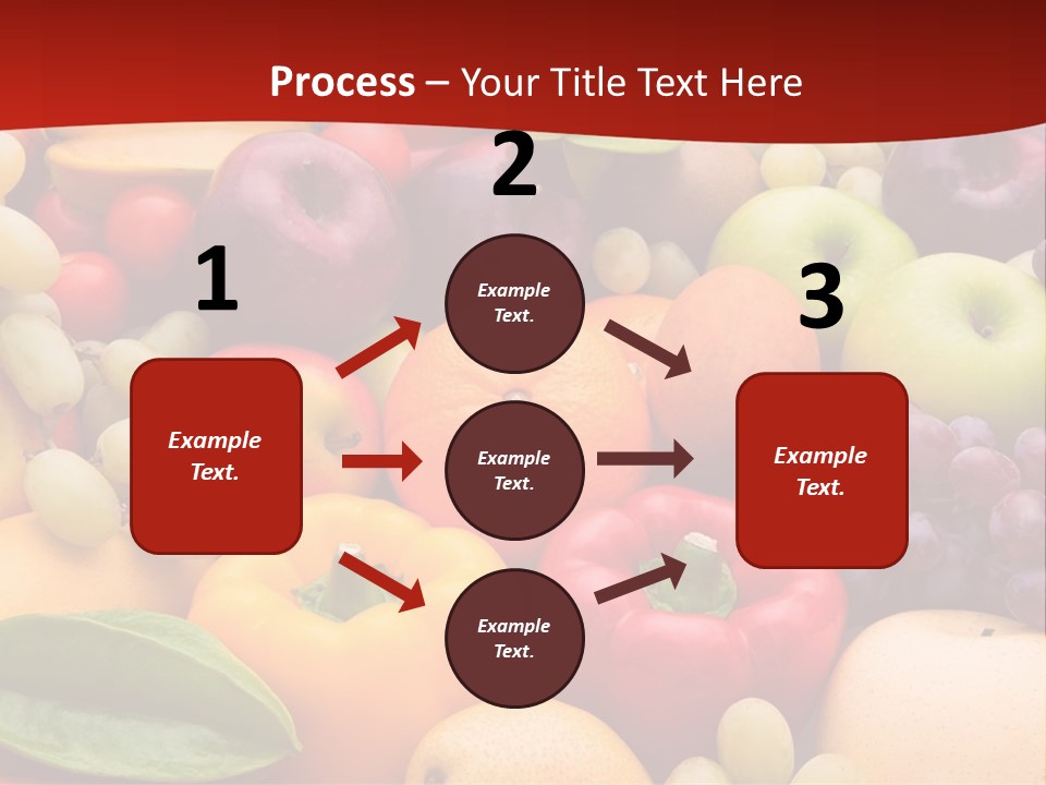 A Bunch Of Different Types Of Fruits And Vegetables PowerPoint Template
