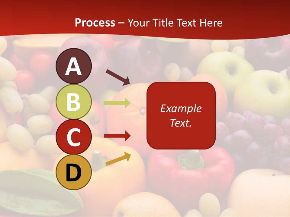 A Bunch Of Different Types Of Fruits And Vegetables PowerPoint Template