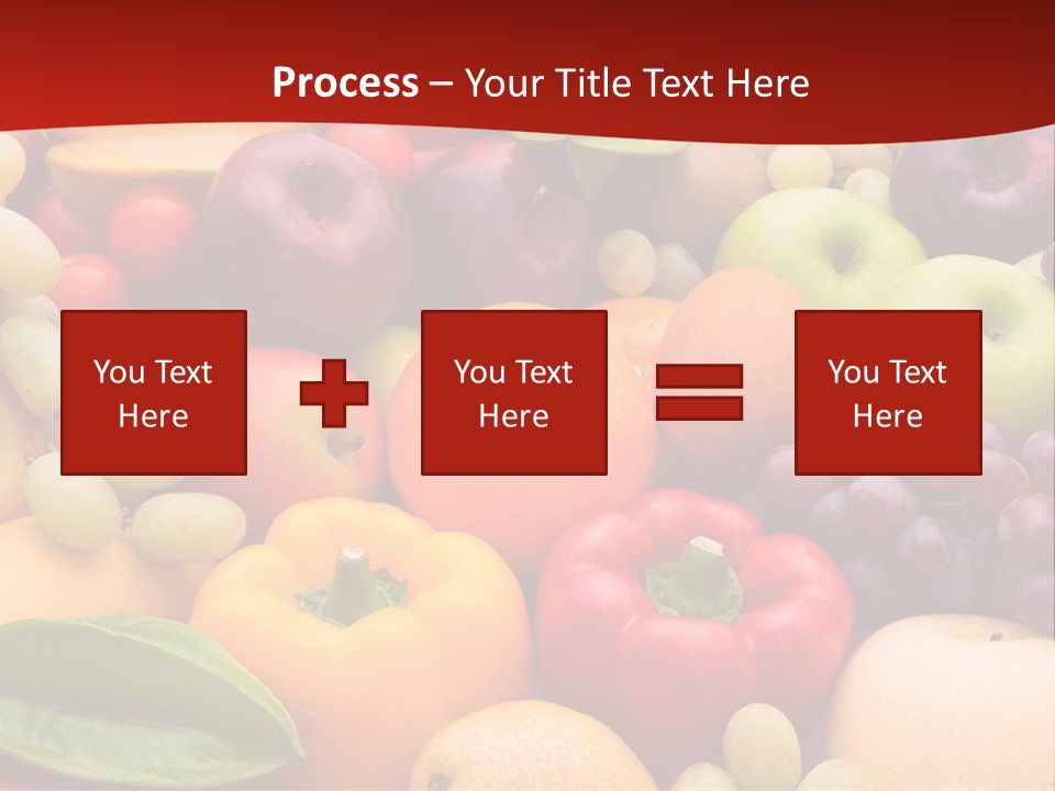 A Bunch Of Different Types Of Fruits And Vegetables PowerPoint Template