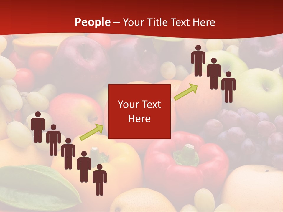 A Bunch Of Different Types Of Fruits And Vegetables PowerPoint Template