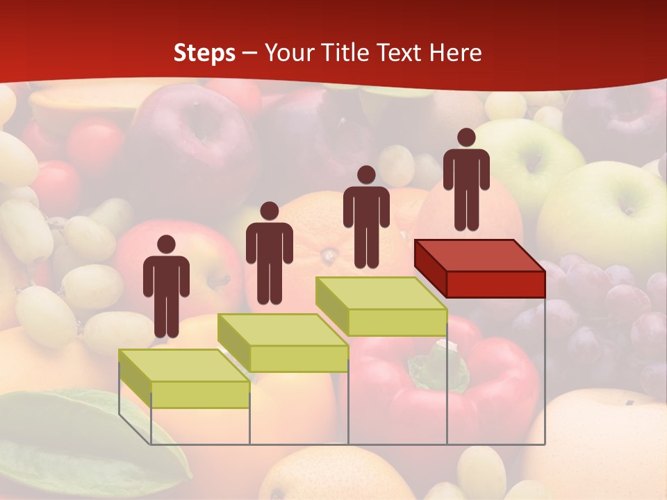 A Bunch Of Different Types Of Fruits And Vegetables PowerPoint Template