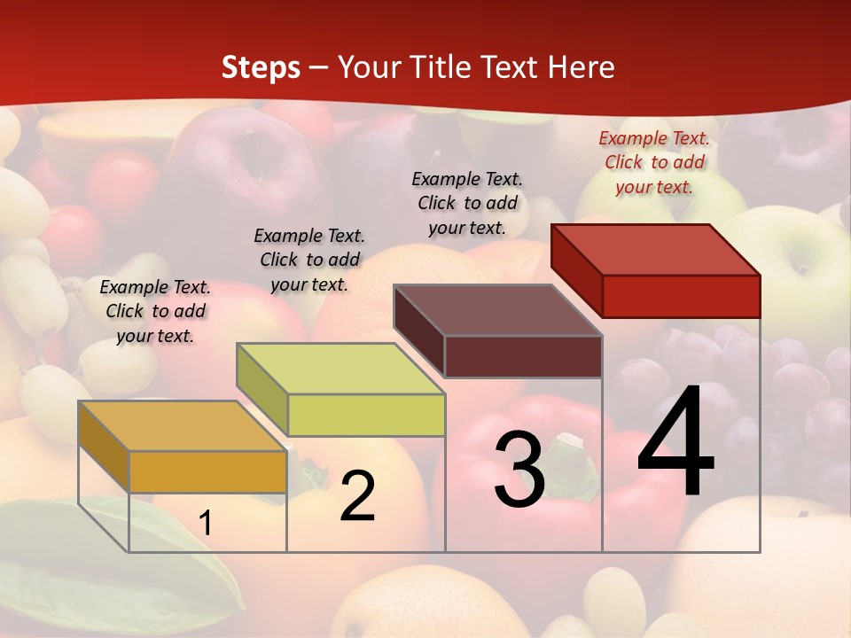 A Bunch Of Different Types Of Fruits And Vegetables PowerPoint Template