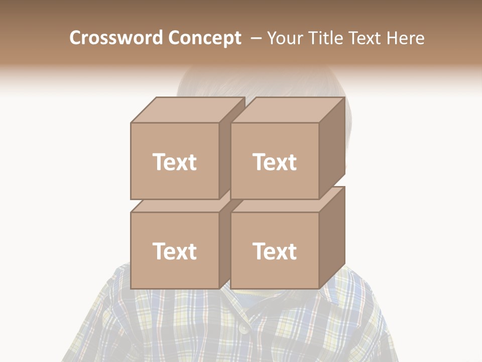 A Young Boy Is Smiling For The Camera PowerPoint Template